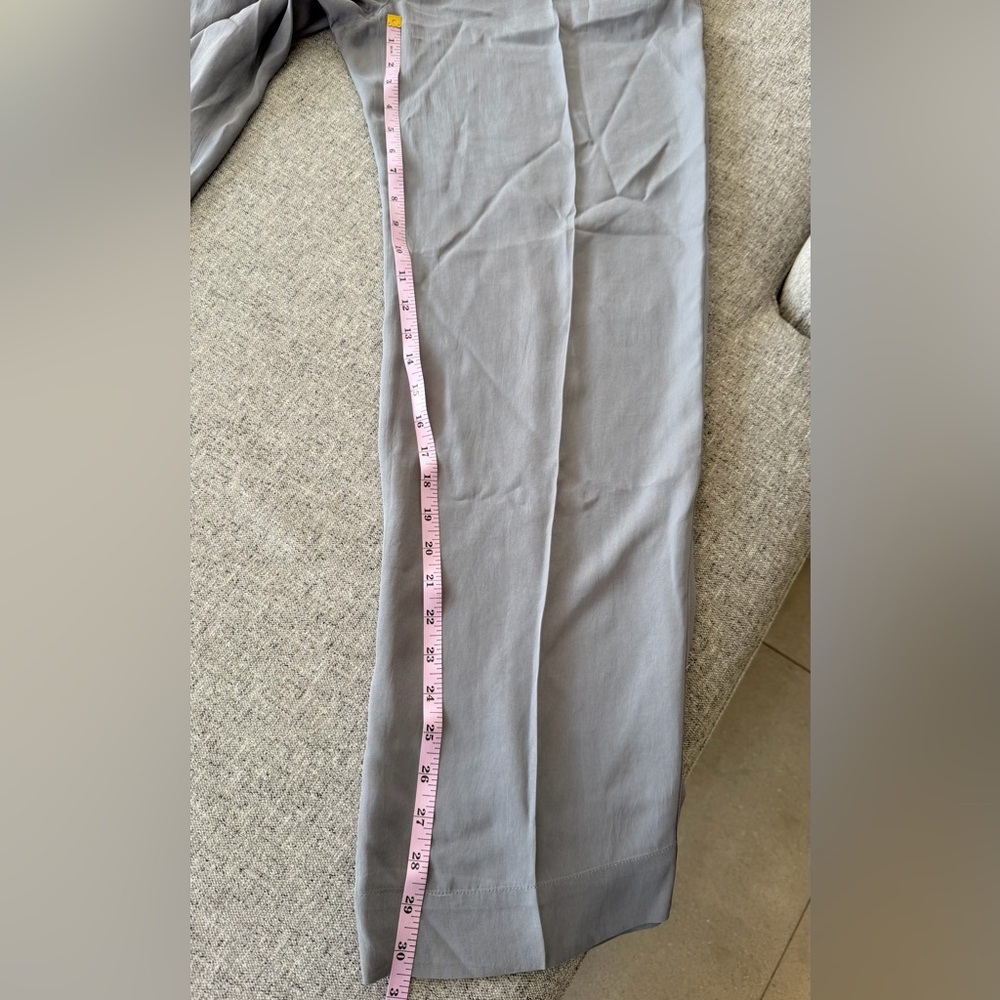 Vince Women’s Light Cool Gray Mid-Rise Pull-On Pant size M - Picture 8 of 9